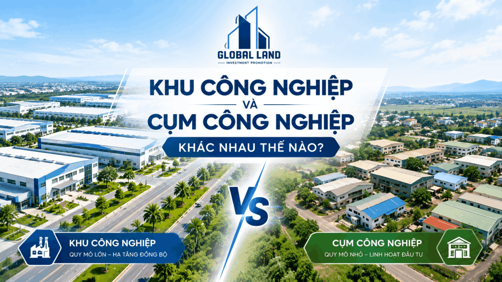 Khu công nghiệp và cụm công nghiệp khác nhau thế nào?