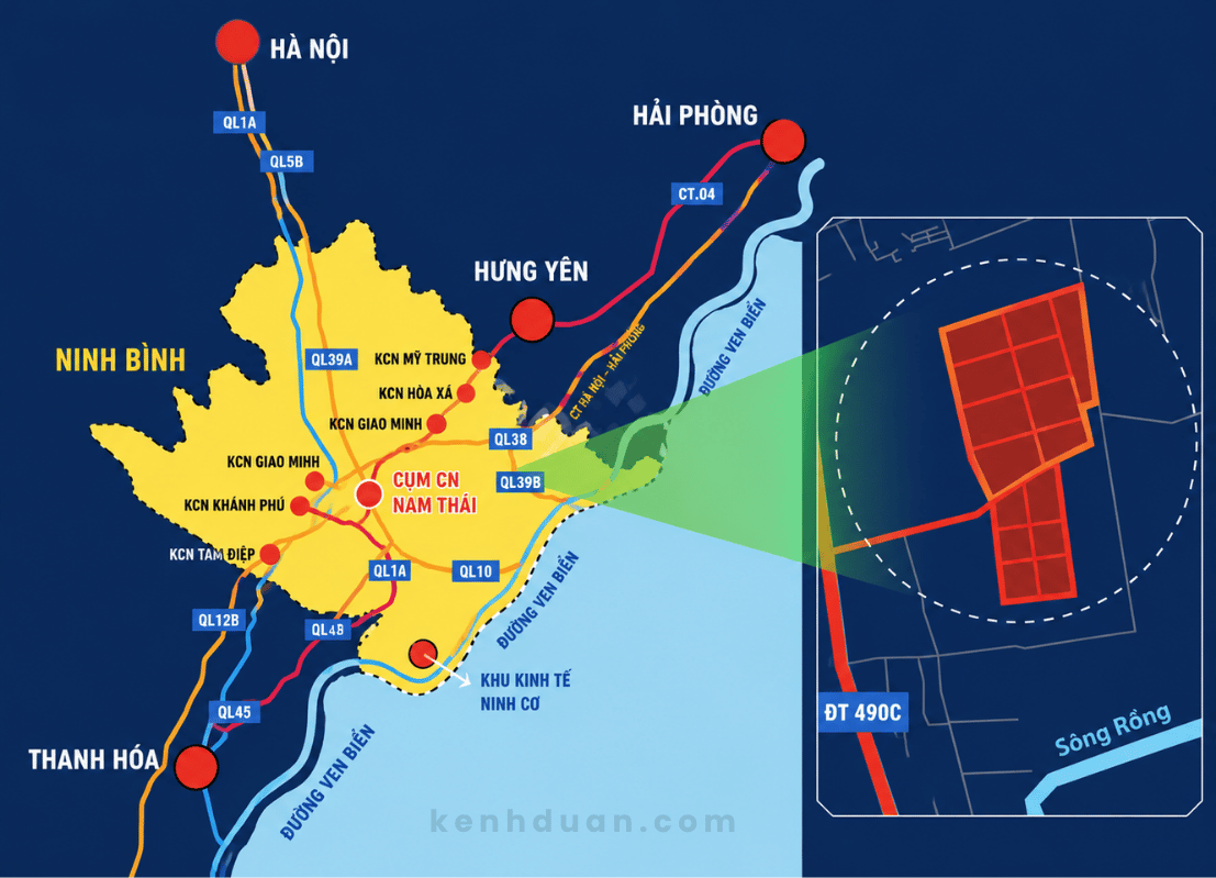 Cụm Công nghiệp Nam Thái tỉnh Ninh Bình