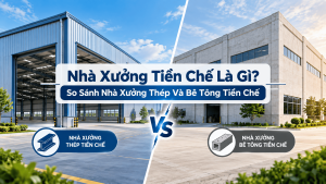 Nhà Xưởng Tiền Chế Là Gì? So Sánh Nhà Xưởng Thép Và Bê Tông Tiền Chế